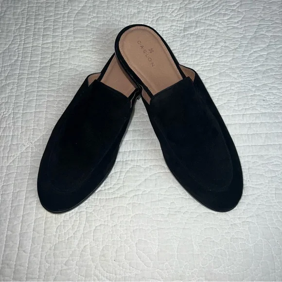 CASLON Callie Black Suede Mule EUC Sz 8 - Picture 4 of 10